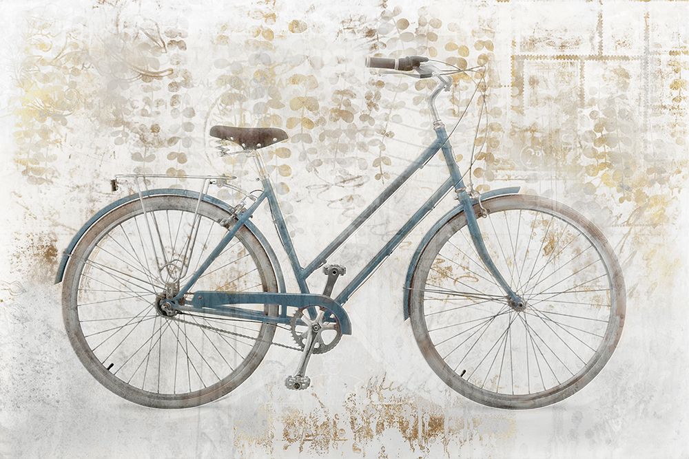 Blue Bicycle art print by Roozbeh for $57.95 CAD