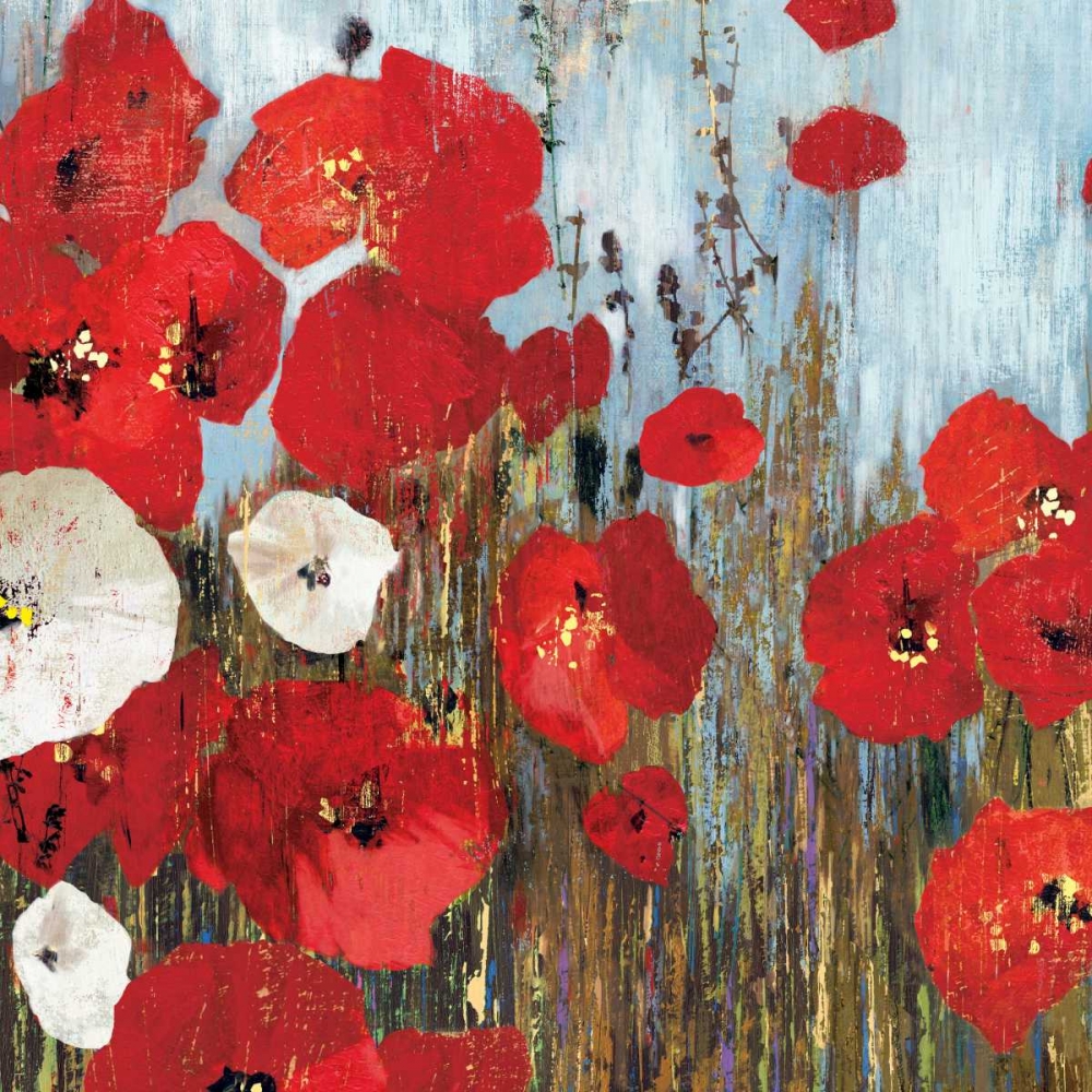 Passion Poppies I art print by PI Studio for $57.95 CAD