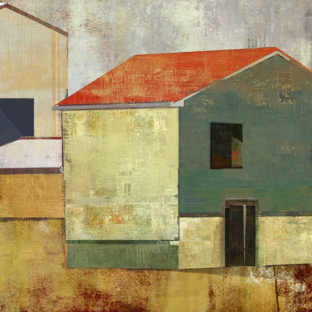 Abstract Construction II art print by PI Studio for $57.95 CAD