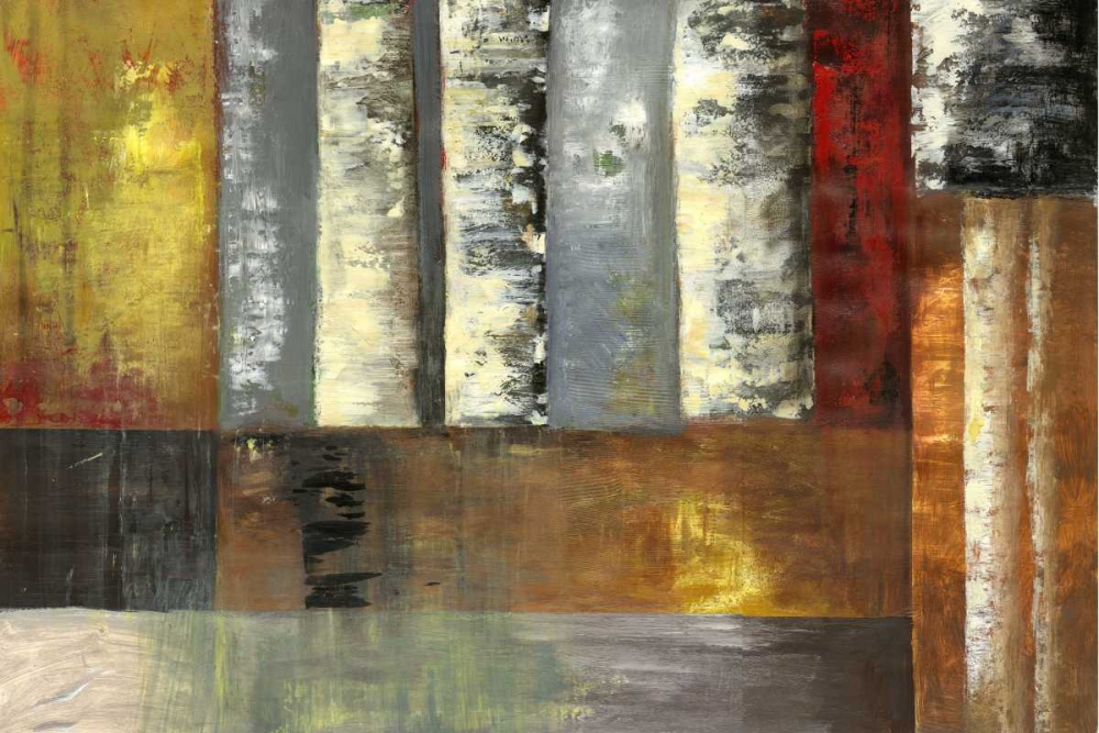 Abstracted Birches I art print by PI Studio for $57.95 CAD