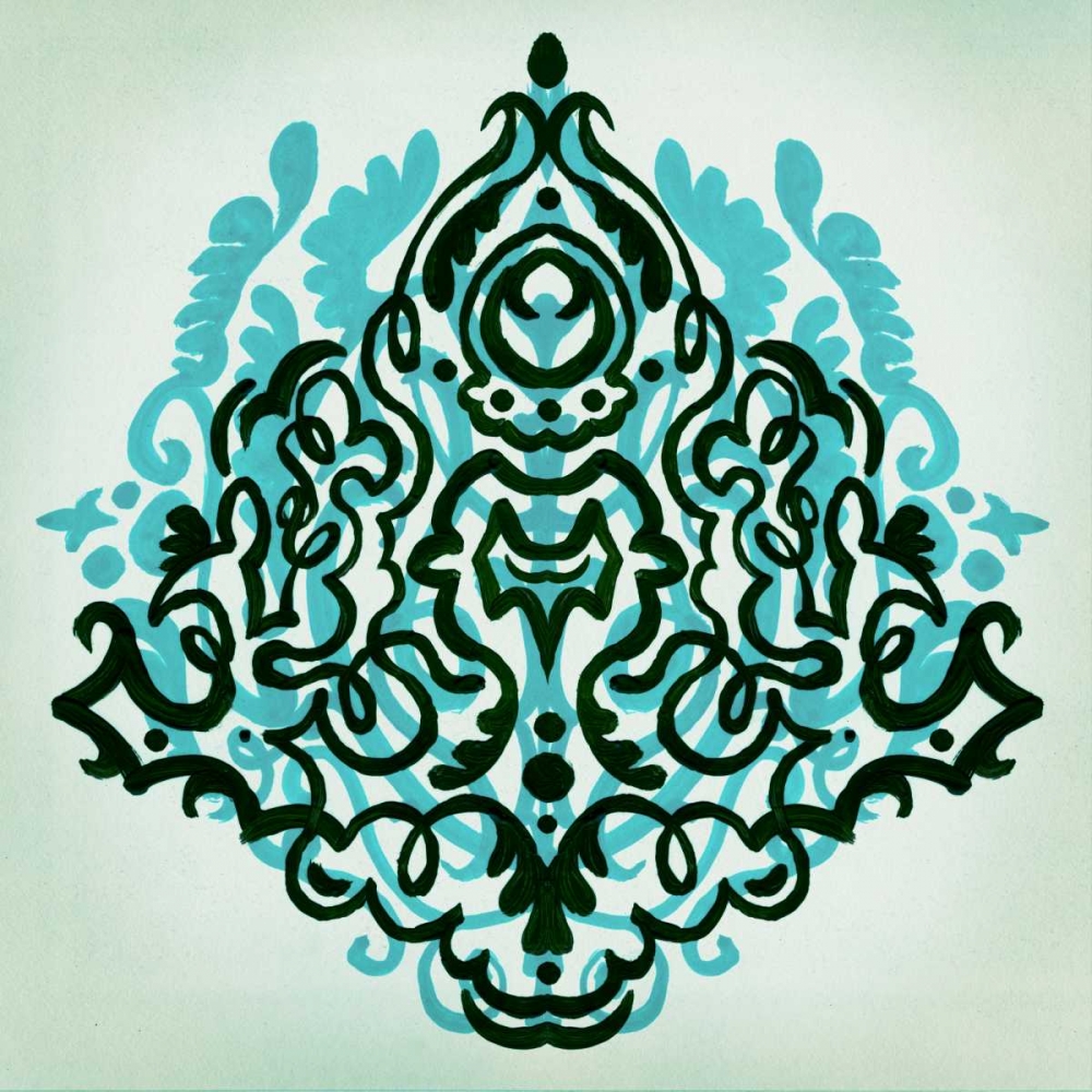 Ornamental Navy Pattern II art print by PI Studio for $57.95 CAD