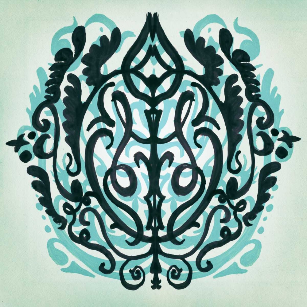 Ornamental Navy Pattern II art print by PI Studio for $57.95 CAD