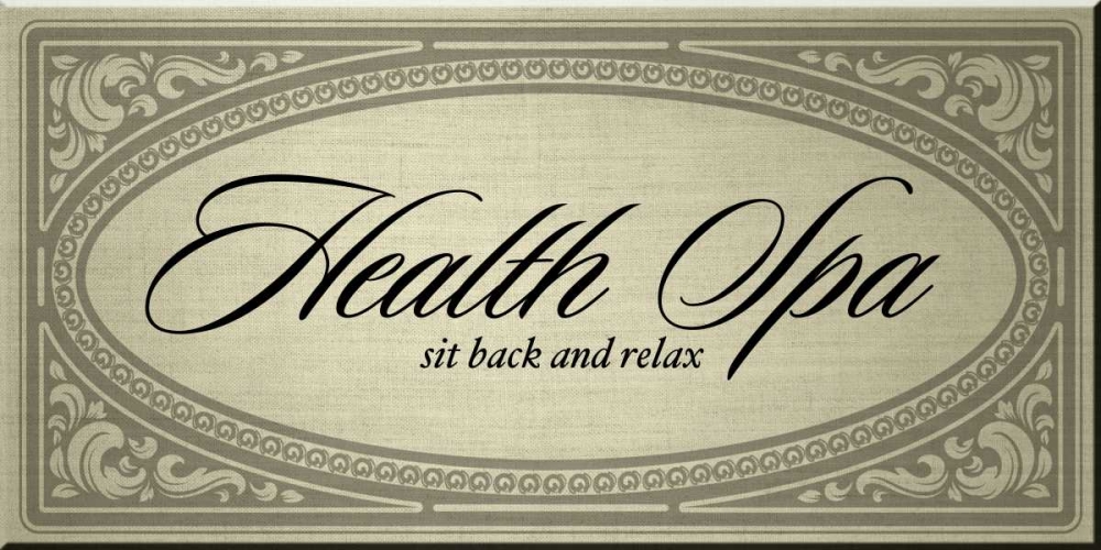 Health Spa Sit back and Relax art print by PI Studio for $57.95 CAD