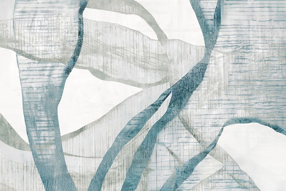 Intertwining Blue Abstract Patterns art print by PI Studio for $57.95 CAD