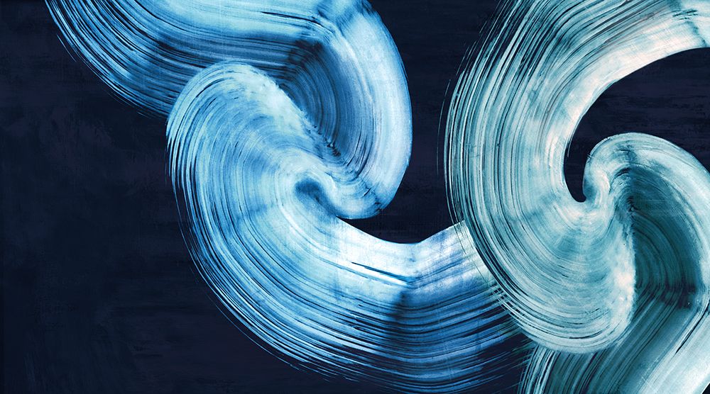Sweeping Blue Currents art print by PI Studio for $57.95 CAD
