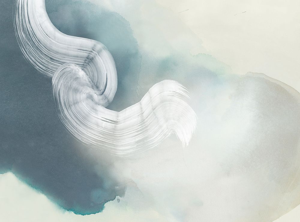 Misty Waves and Soft Brushstrokes II art print by PI Studio for $57.95 CAD