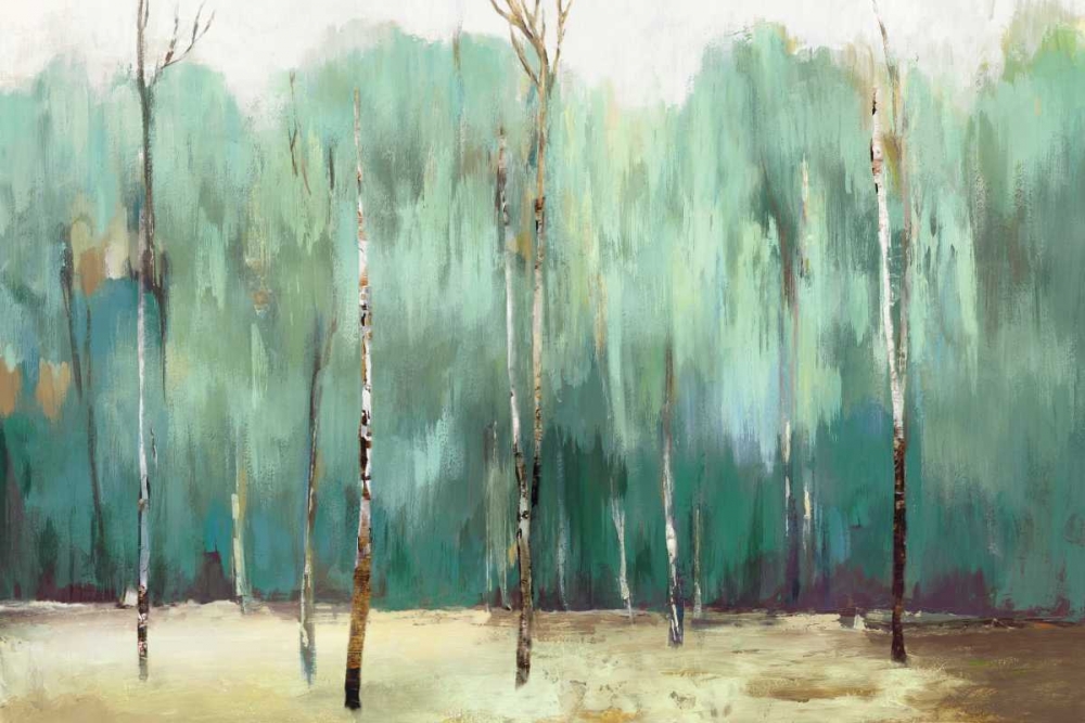 Teal Forest art print by Allison Pearce for $57.95 CAD