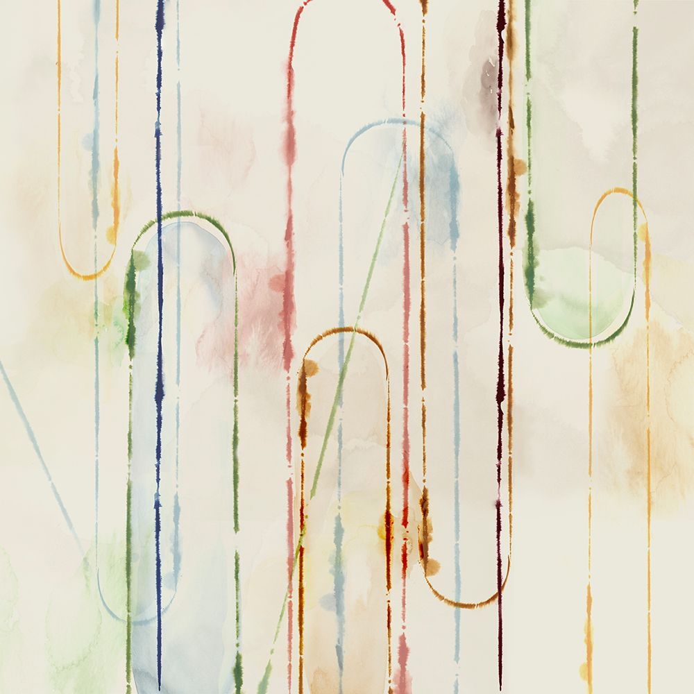 Rainbow Paper Clips I  art print by PI Studio for $57.95 CAD