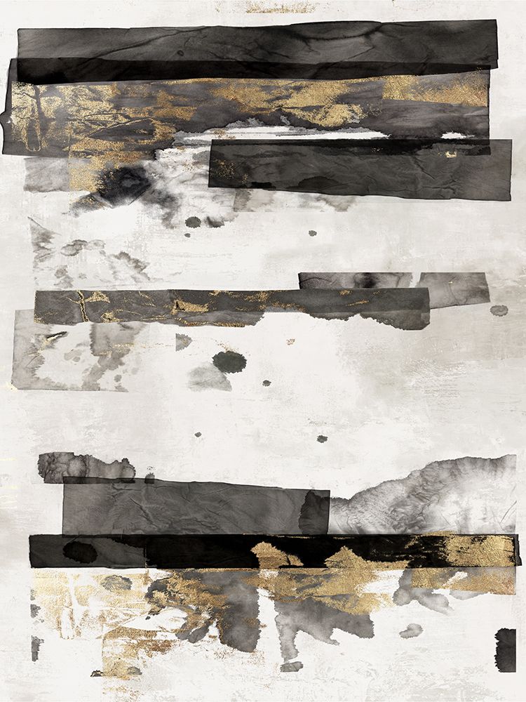 Gold and Black Ink II art print by PI Studio for $57.95 CAD