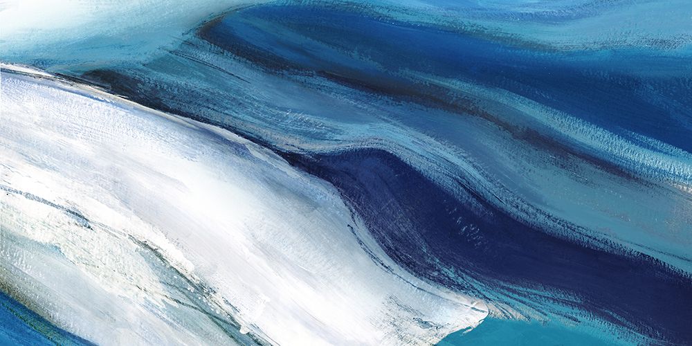 Blue Ocean Waves  art print by PI Studio for $57.95 CAD