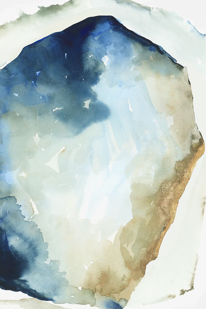 Shapes of Blue Watercolor II art print by PI Studio for $57.95 CAD