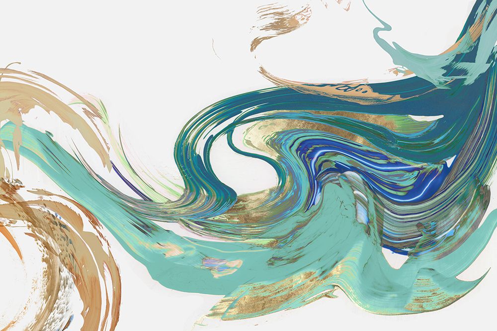 Teal Marble  art print by PI Studio for $57.95 CAD