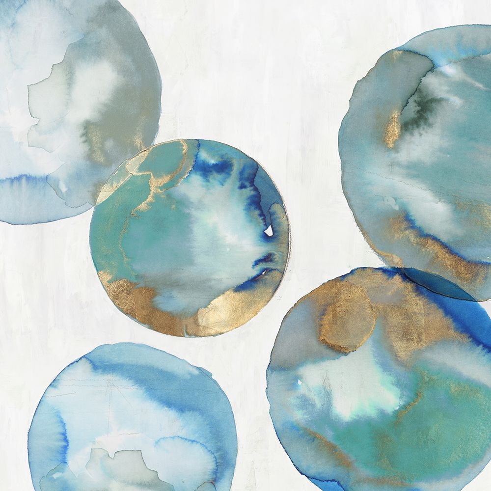 Blue Green Marbles II art print by PI Studio for $57.95 CAD