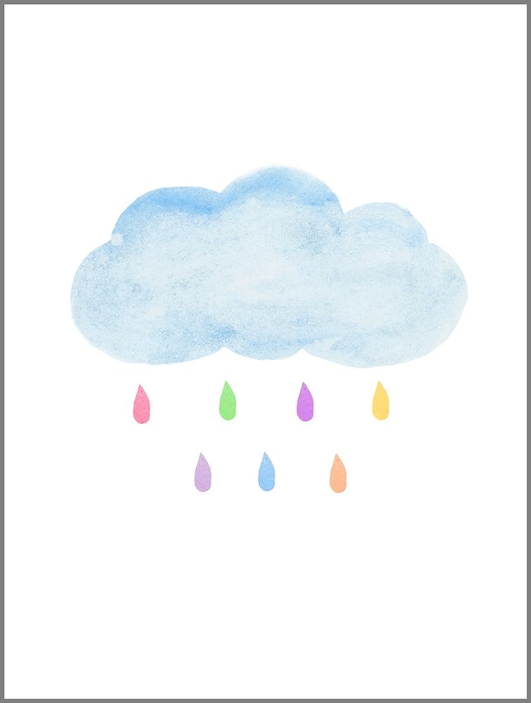 Rainbow Cloud  art print by PI Juvenile for $57.95 CAD