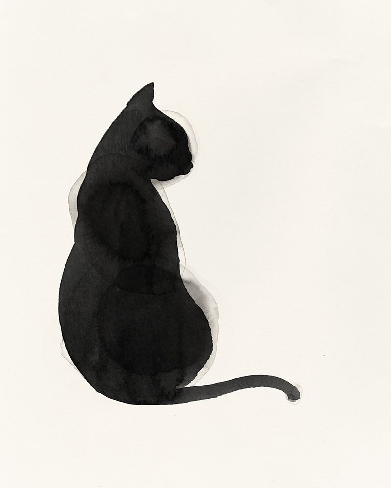 Black Cat art print by Pi Studio for $57.95 CAD