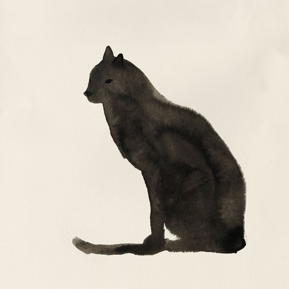 Le Chat Noir II art print by Pi Studio for $57.95 CAD