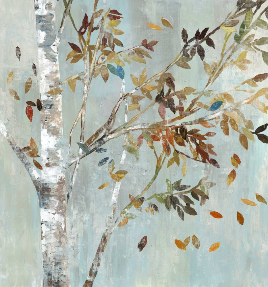 Birch with Leaves I art print by Allison Pearce for $57.95 CAD