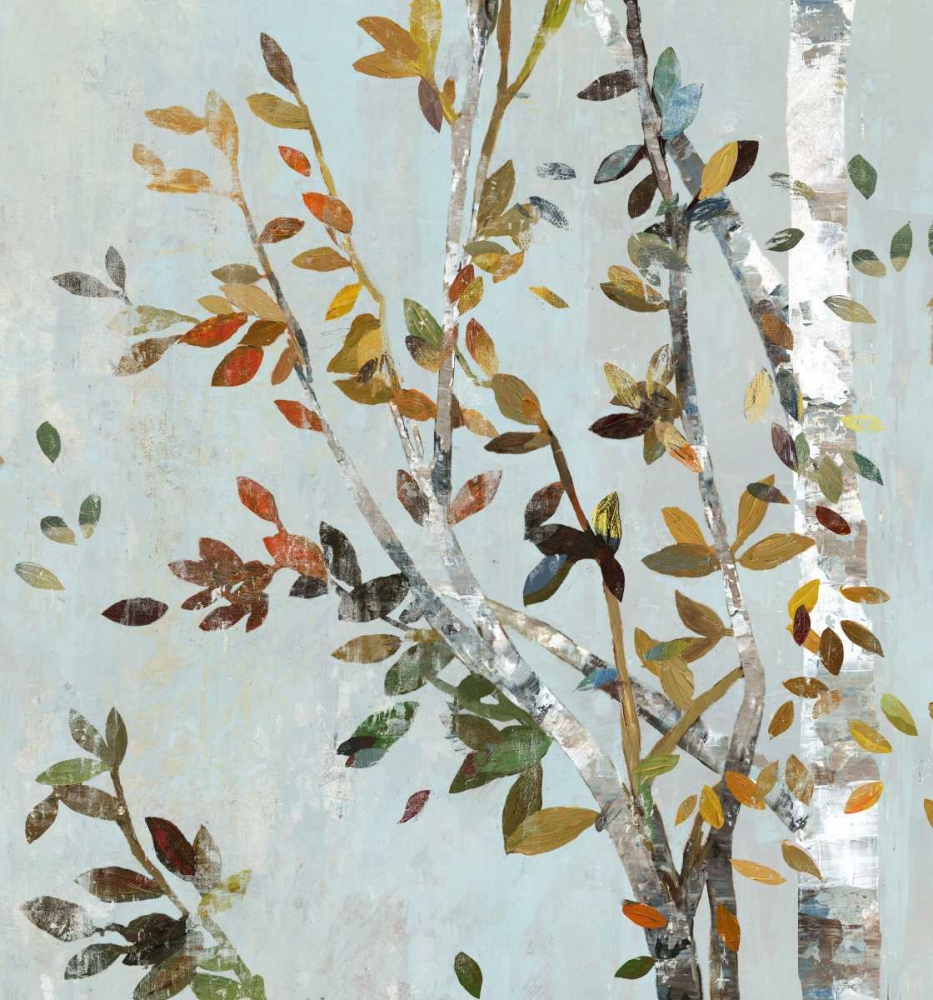 Birch with Leaves II art print by Allison Pearce for $57.95 CAD