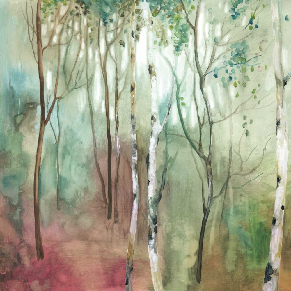 Birch in the fog I art print by Allison Pearce for $57.95 CAD