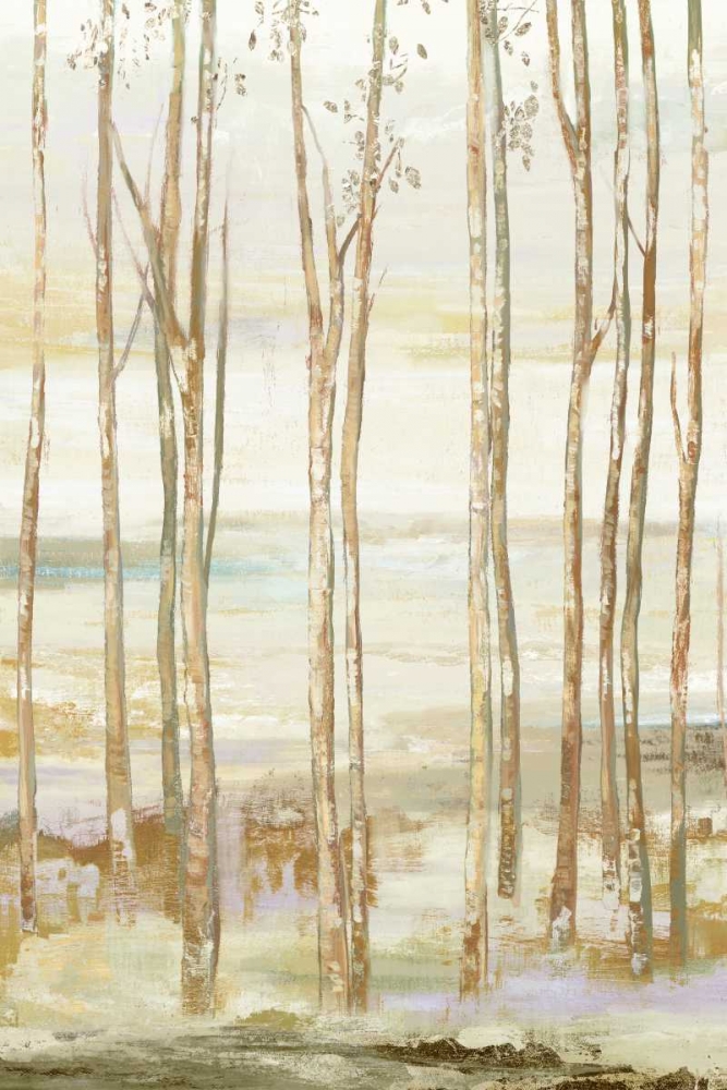 White on white trees art print by Allison Pearce for $57.95 CAD