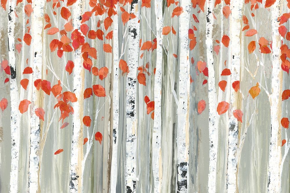 Red Leaves art print by Allison Pearce for $57.95 CAD