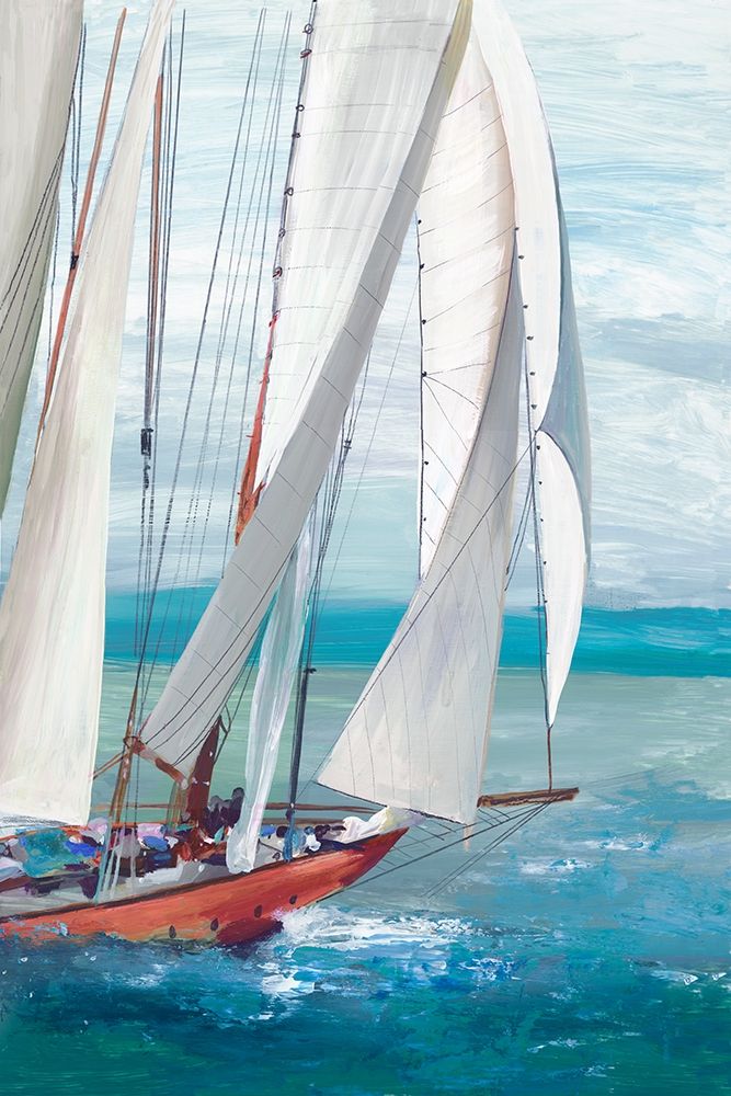Single Sail I art print by Allison Pearce for $57.95 CAD