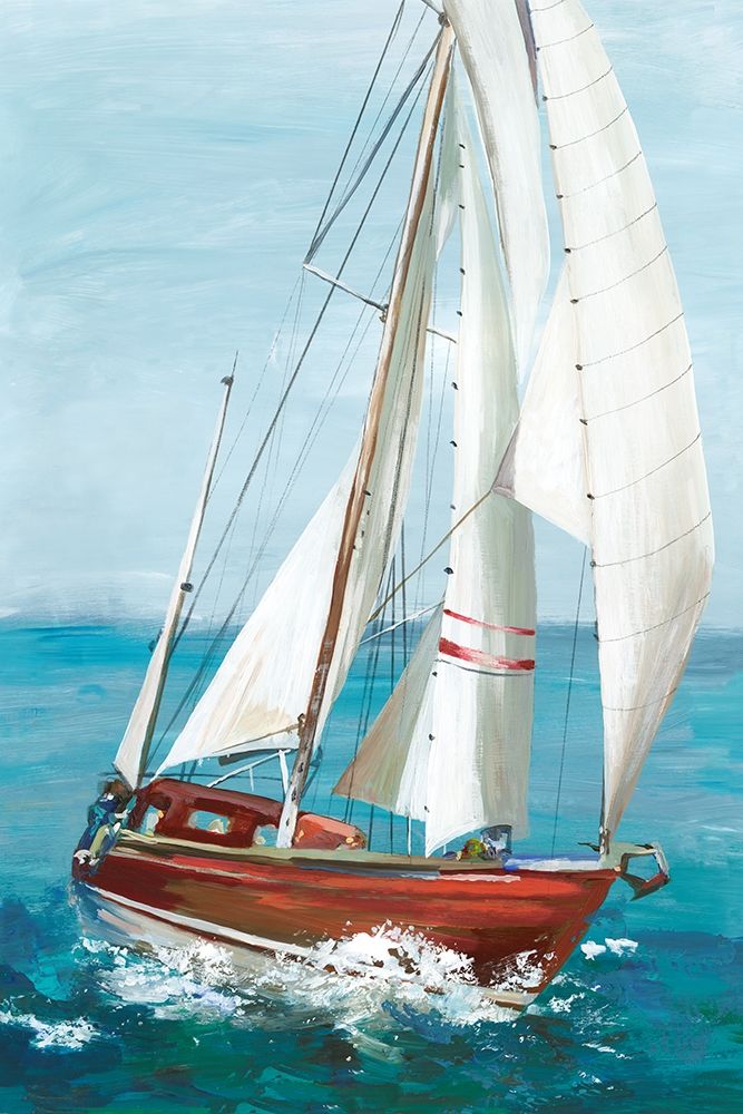 Single Sail II art print by Allison Pearce for $57.95 CAD
