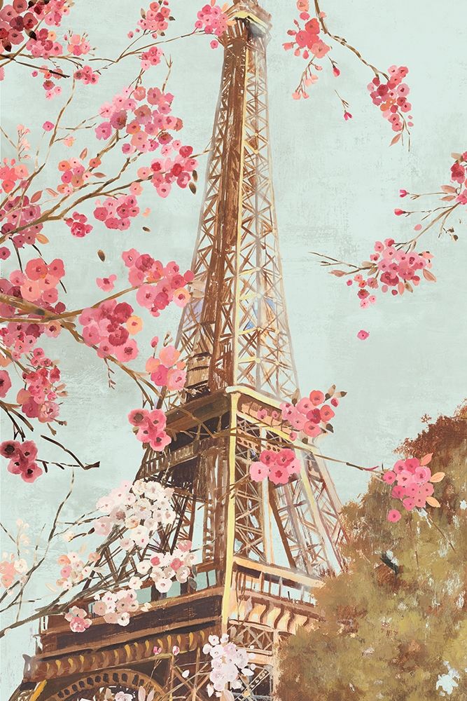 Paris in the Spring I art print by Allison Pearce for $57.95 CAD