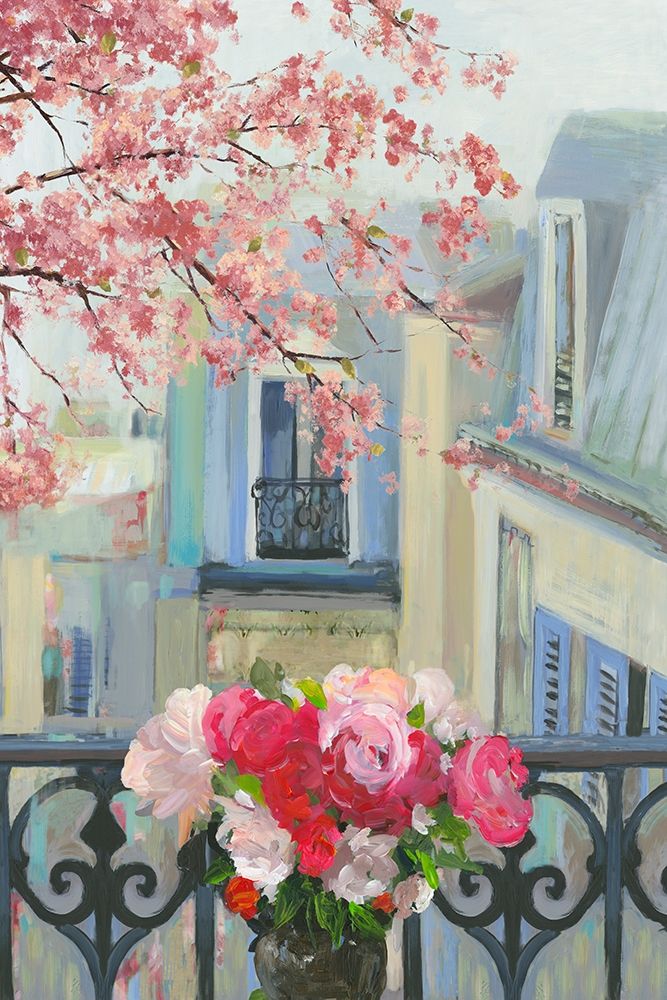 Paris in the Spring II art print by Allison Pearce for $57.95 CAD