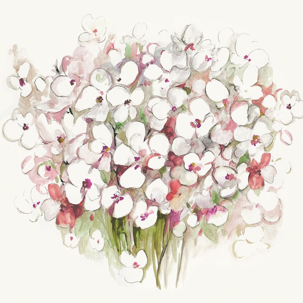 White Bouquet  art print by Allison Pearce for $57.95 CAD