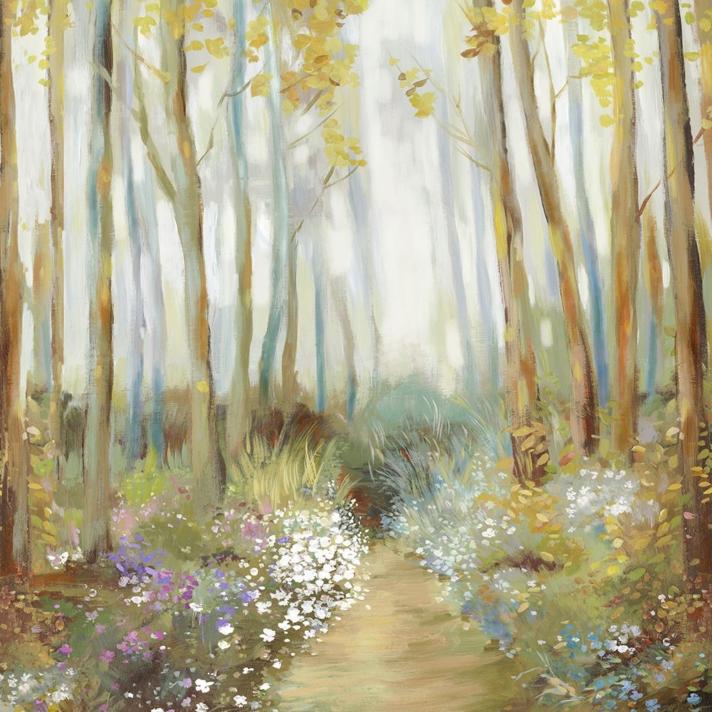 Misty Trees  art print by Allison Pearce for $57.95 CAD