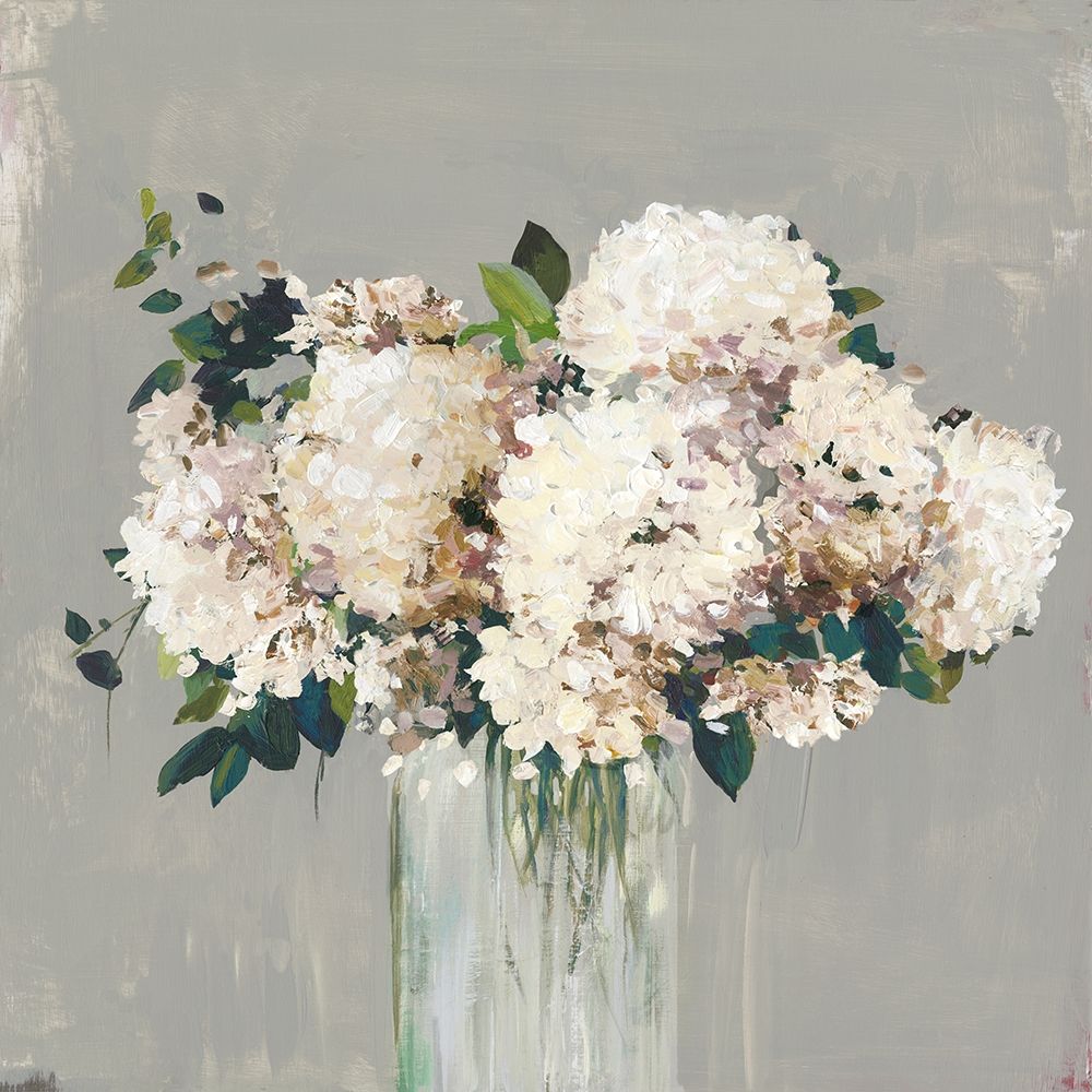 White Hydrangea  art print by Allison Pearce for $57.95 CAD