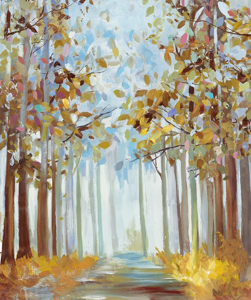 Walking Throug Gold art print by Allison Pearce for $57.95 CAD