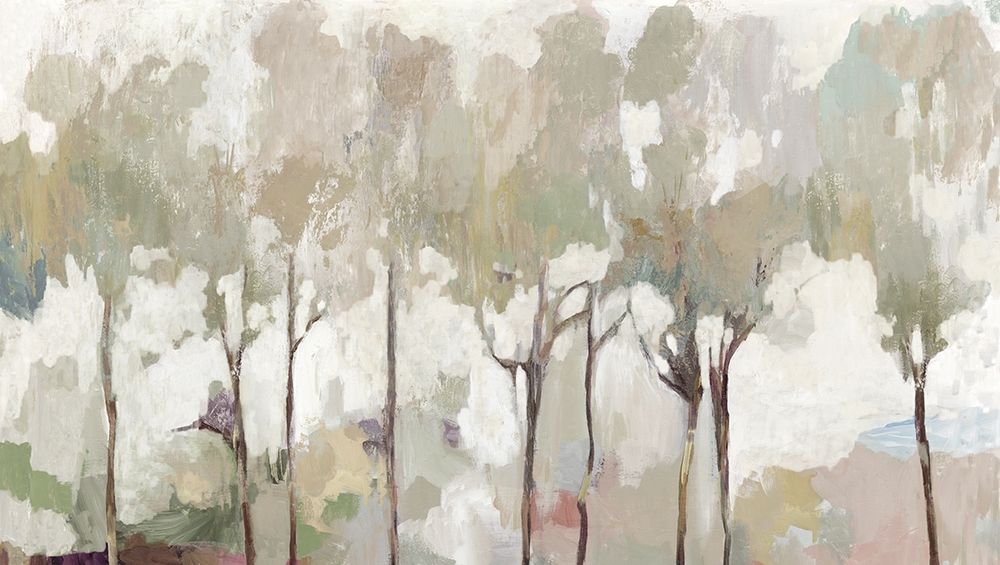 Soft Pastel Forest art print by Allison Pearce for $57.95 CAD