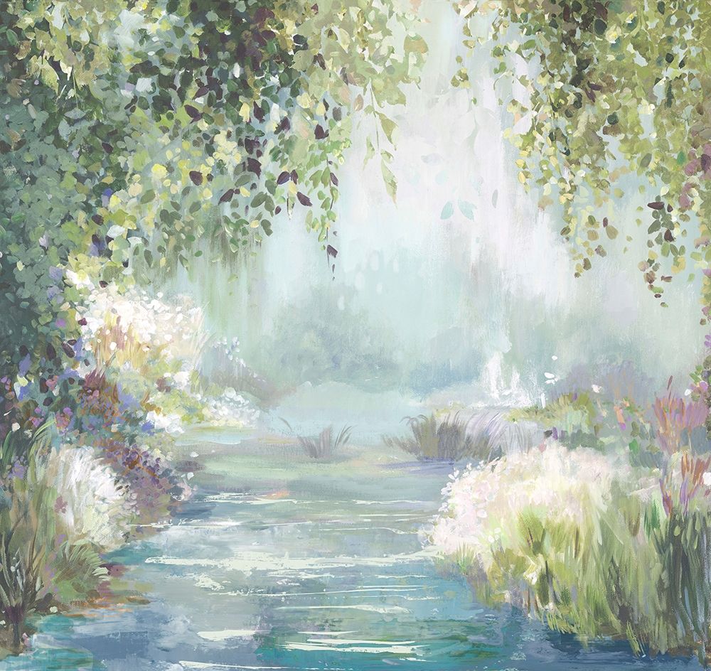 Sunny Forest Path art print by Allison Pearce for $57.95 CAD