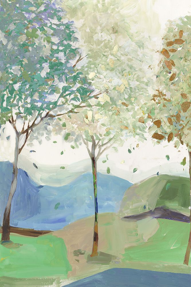 Breezy Landscape III Blue Version art print by Alison Pearce for $57.95 CAD