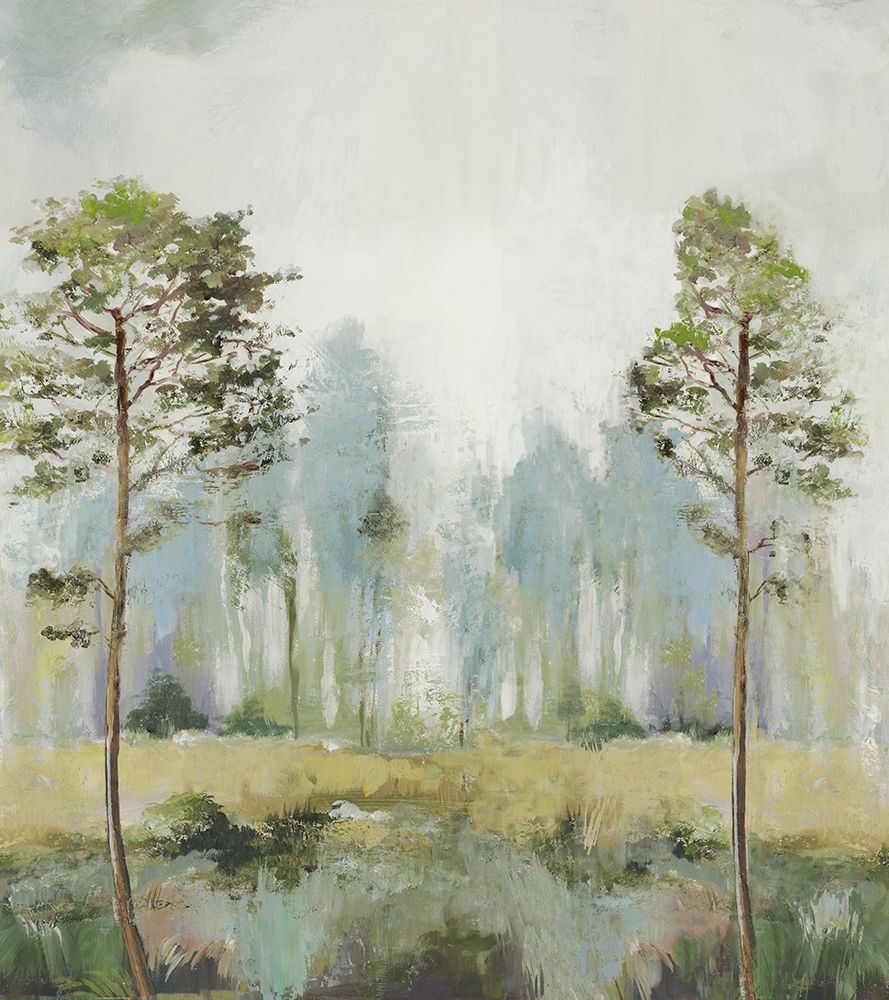 Tall Green Trees II art print by Allison Pearce for $57.95 CAD
