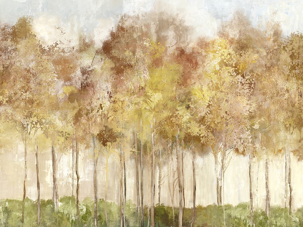 Yellow Forest  art print by Allison Pearce for $57.95 CAD