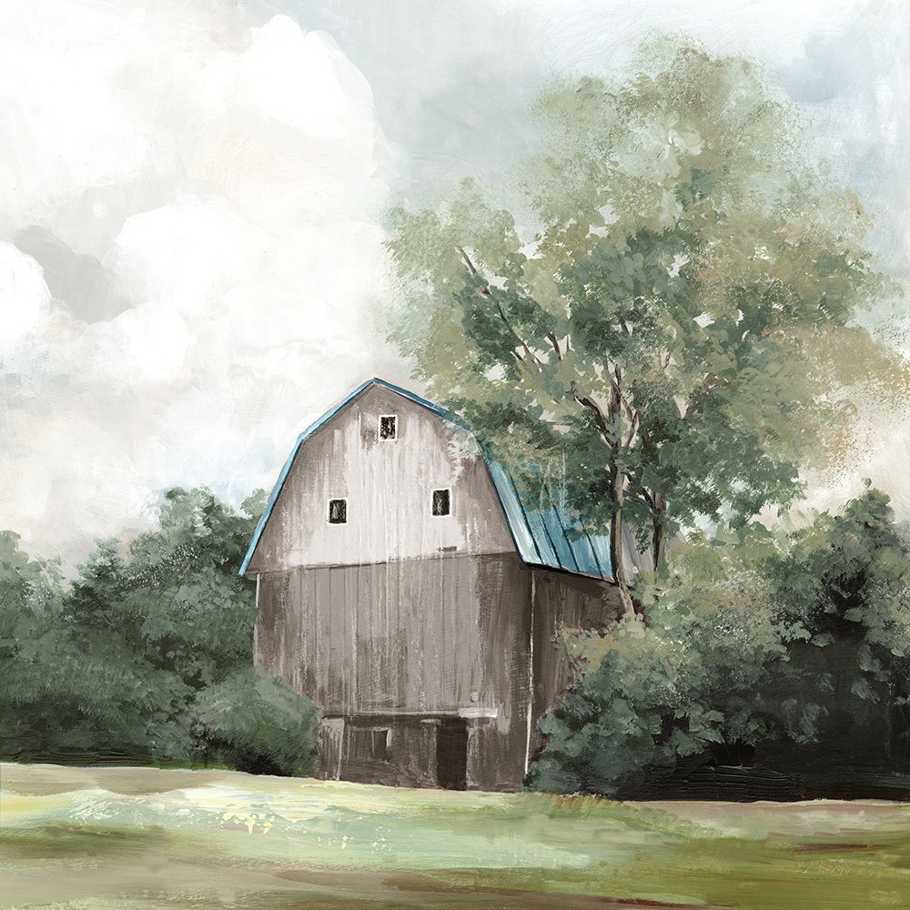 Grey Barn  art print by Allison Pearce for $57.95 CAD