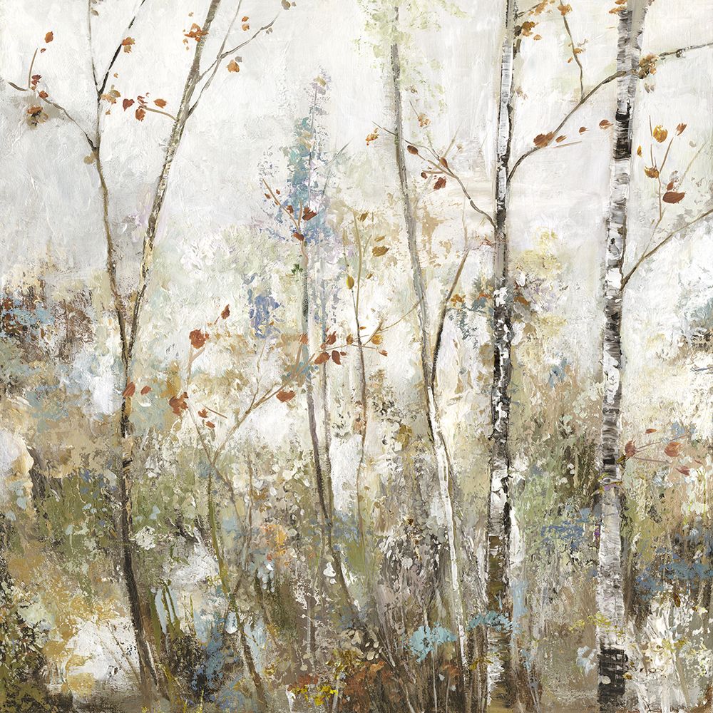Soft Birch Forest I  art print by Allison Pearce for $57.95 CAD