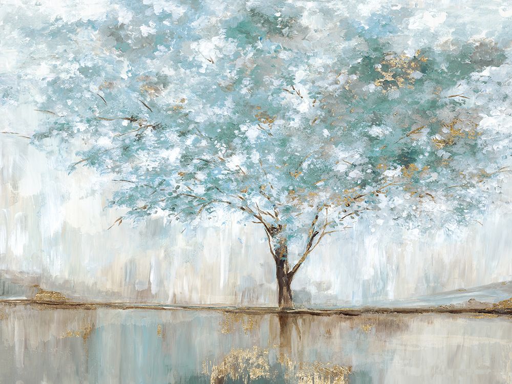 Dreamy Blue Tree art print by Allison Pearce for $57.95 CAD