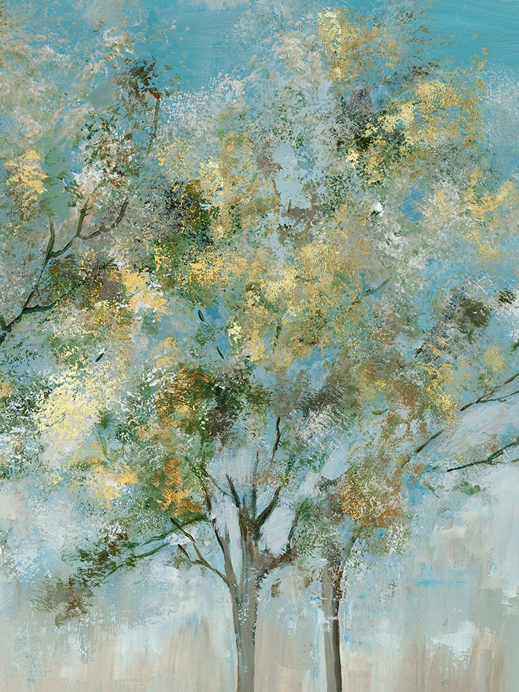 Golden Tree II art print by Allison Pearce for $57.95 CAD