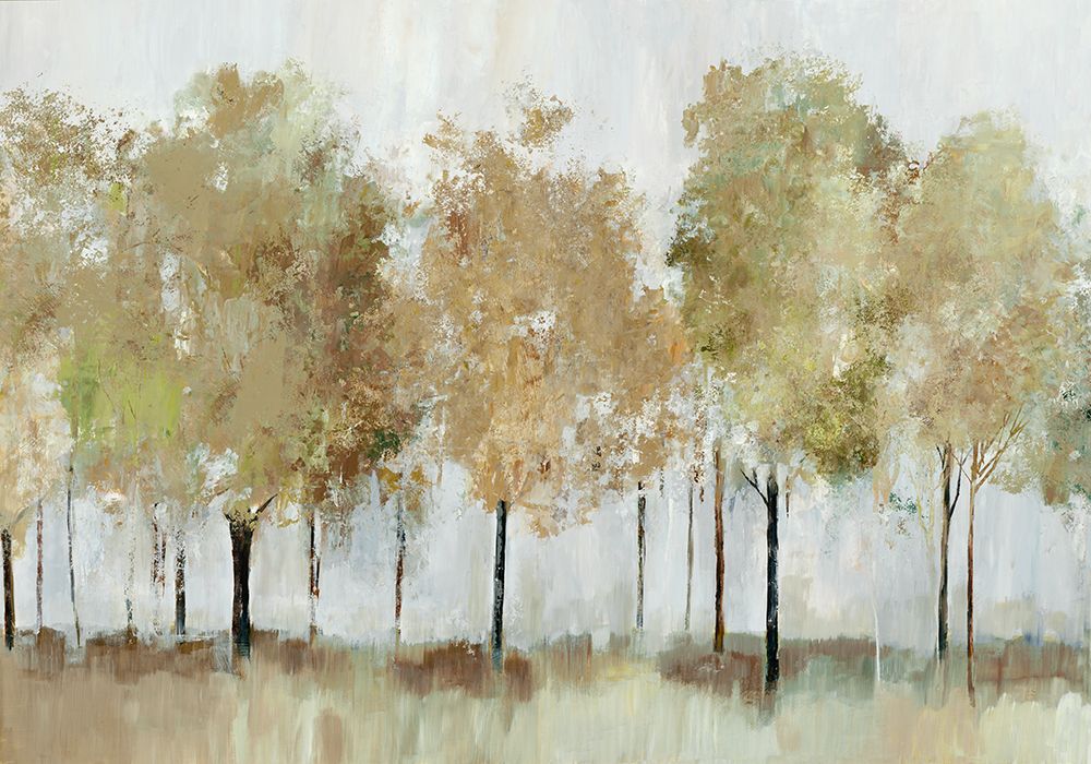 Sunny Forest Trees art print by Allison Pearce for $57.95 CAD