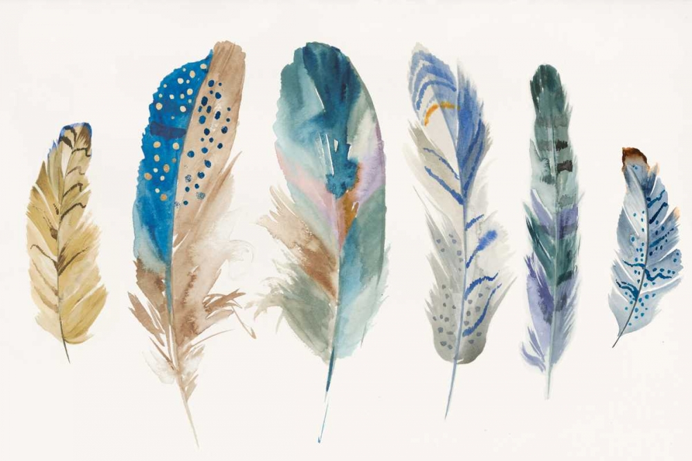 Feather Weather I art print by PI Galerie for $57.95 CAD