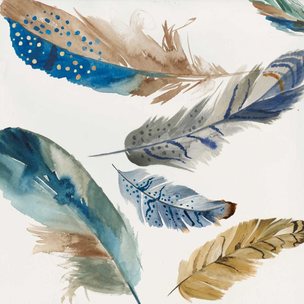 Feather Weather I art print by PI Galerie for $57.95 CAD