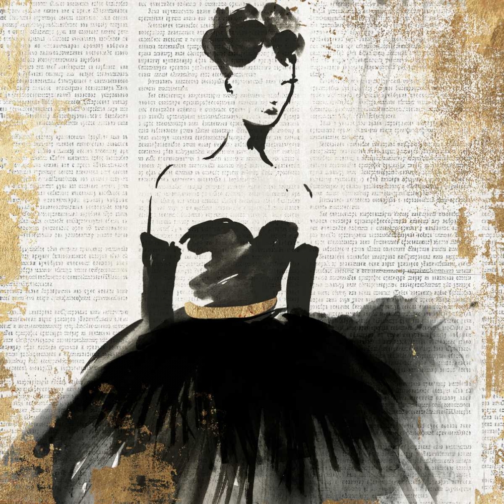 Lady in Black II art print by PI Studio for $57.95 CAD