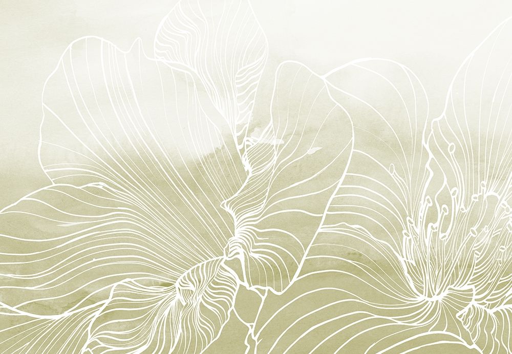 Golden Florals  art print by Pamela Collabera for $57.95 CAD