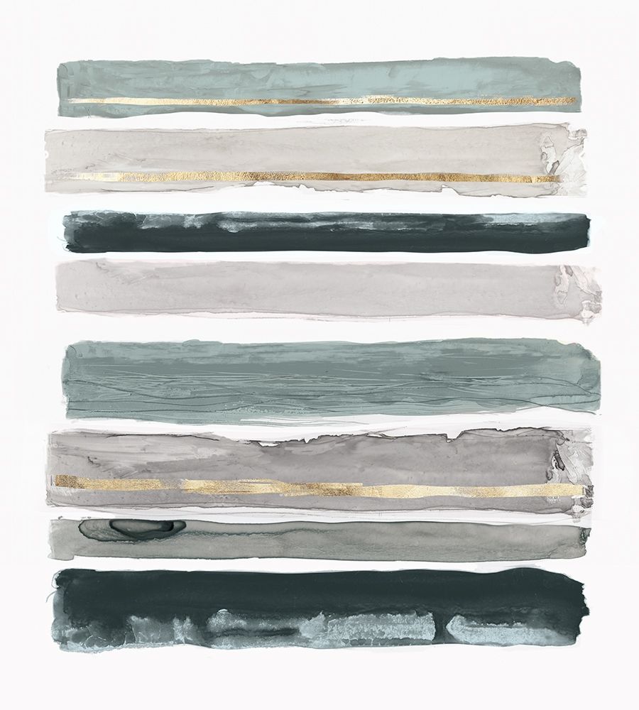 Teal Rothos Stripes II  art print by PI Studio  for $57.95 CAD