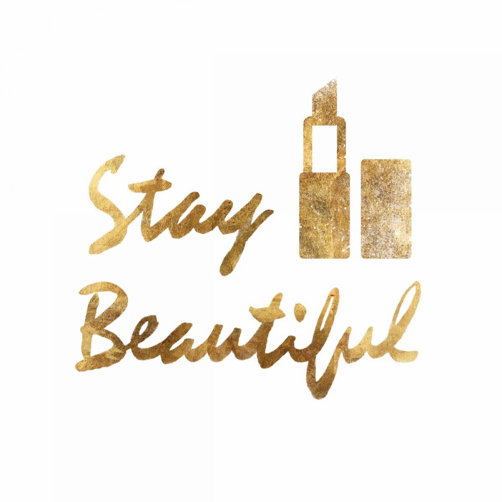 Stay Beautiful with Lipstick art print by PI Studio for $57.95 CAD