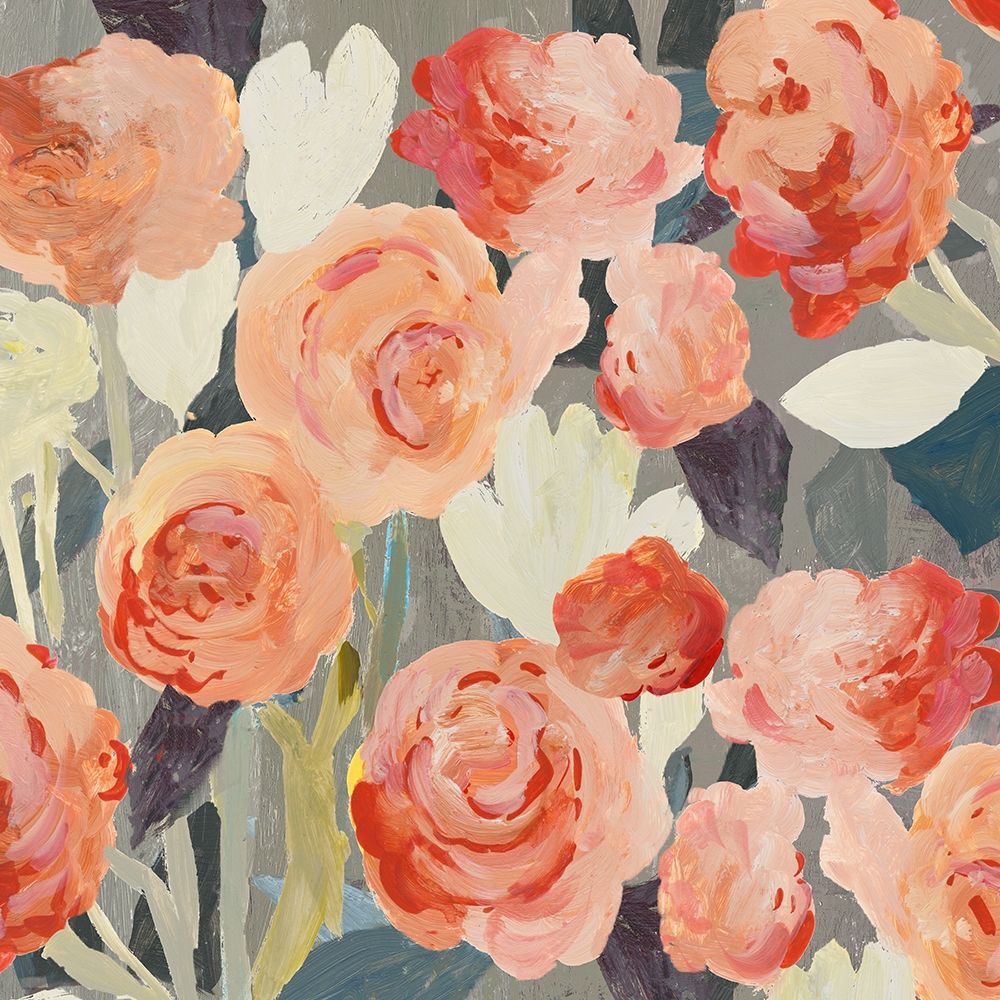 Peach Floral art print by PI Studio  for $57.95 CAD